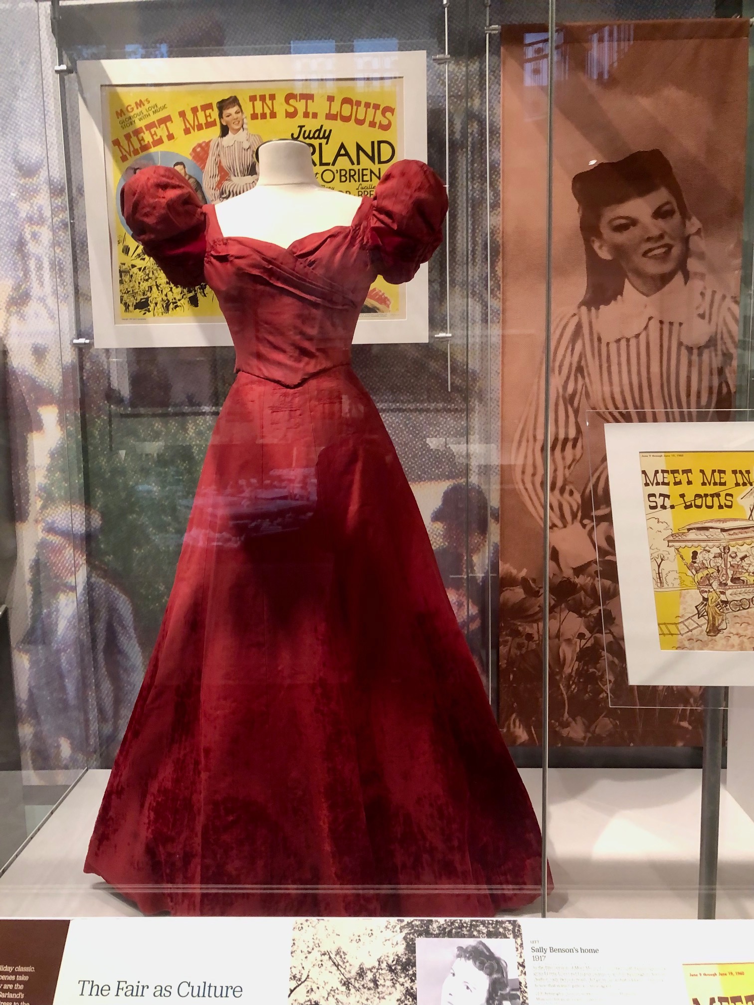 Judy Garland’s costume from the 1944 musical “Meet Me in St. Louis” graces the Missouri History Museum’s 1904 World’s Fair collection